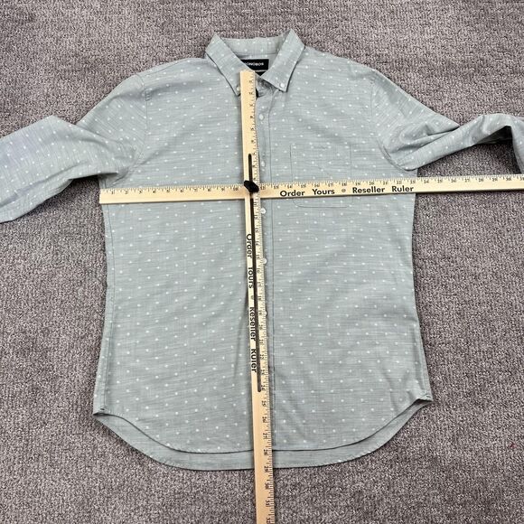 Bonobos Shirt Mens Large Sage Green Slim Fit Button Down Long Sleeve Stretch - Picture 7 of 8